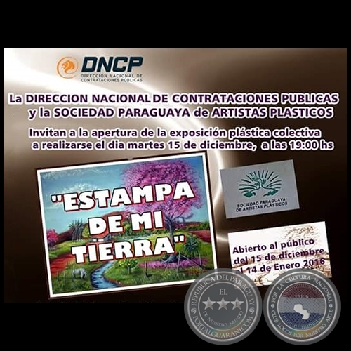 Exposición ESTAMPA DE MI TIERRA - Martes 15 de diciembre de 2015 